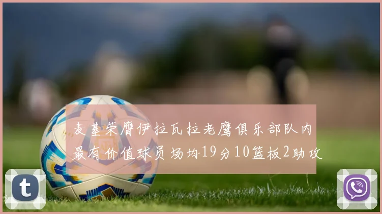 麦基荣膺伊拉瓦拉老鹰俱乐部队内最有价值球员场均19分10篮板2助攻成队内最佳