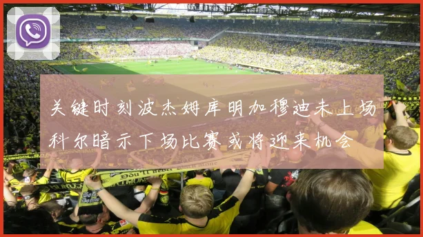 关键时刻波杰姆库明加穆迪未上场科尔暗示下场比赛或将迎来机会